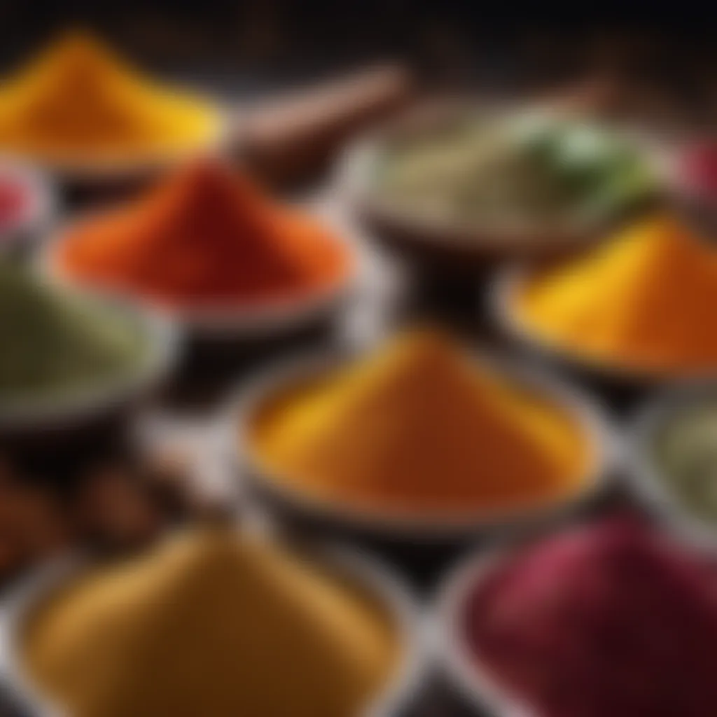 Colorful spices