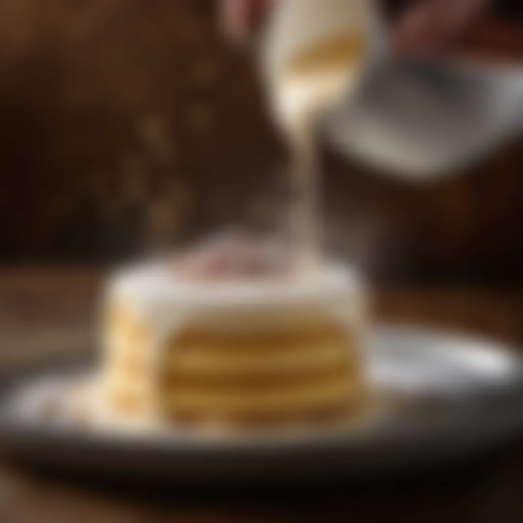 Whisking creme patissiere Whisking creme patissiere