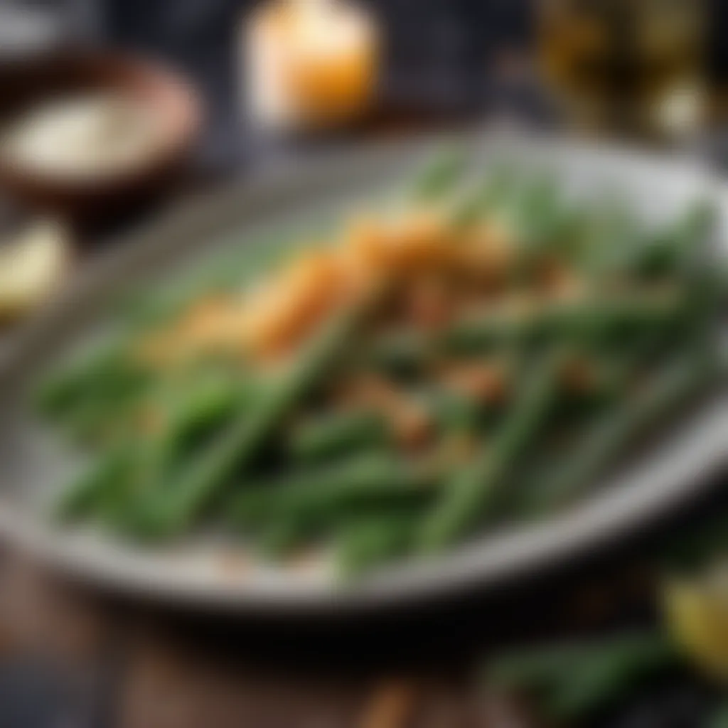 Crispy Parmesan Green Beans