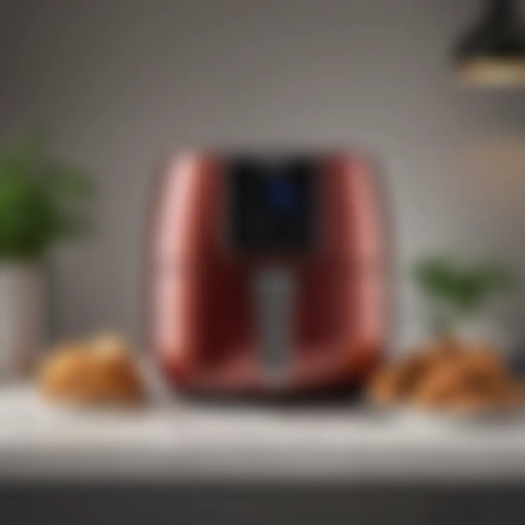 Elegant design of the Cuisinart Air Fryer showcasing its sleek exterior