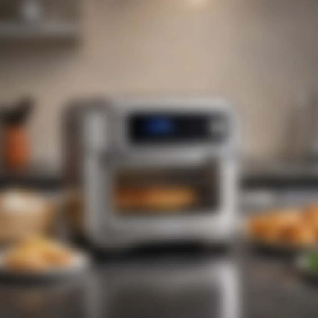 User-friendly interface of the Cuisinart Compact Air Fryer Toaster