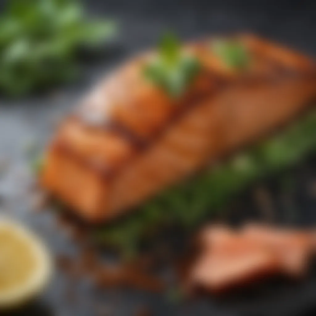 Succulent Teriyaki Glazed Salmon with Fresh Herbs