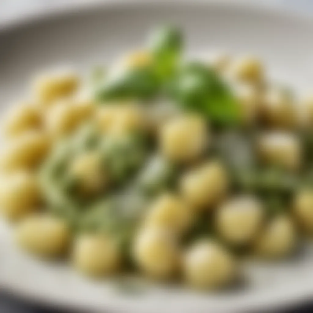 Gnocchi Pesto Culinary Delight