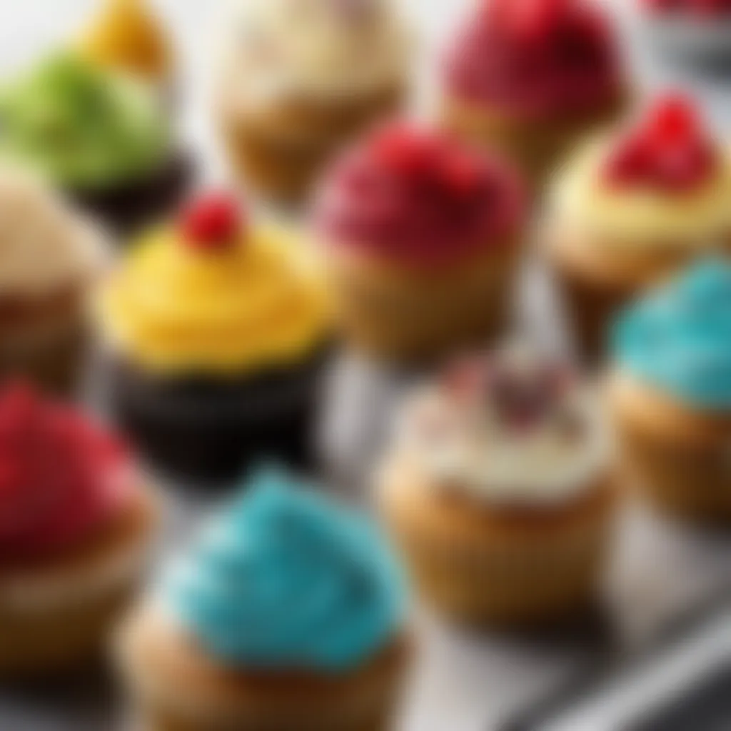 Variety of Cupcake Toppings