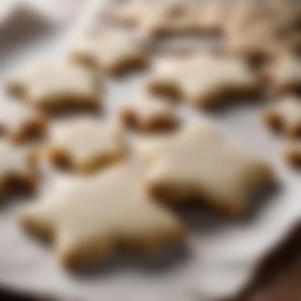 Cutout cookies dough