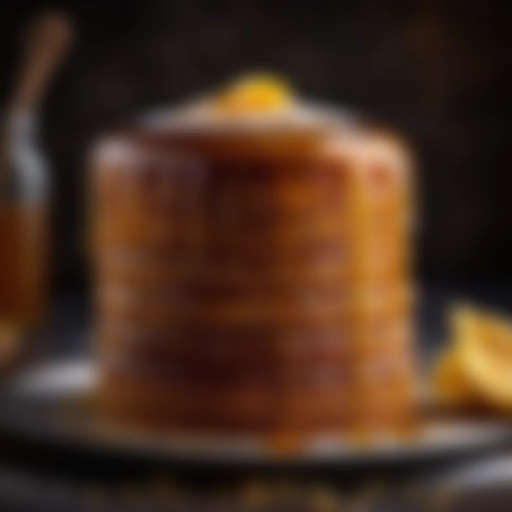 Layers of honey cake