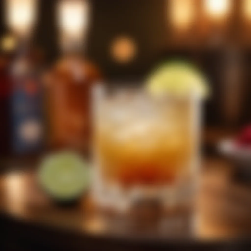 Rum and Simple Syrup Rum and simple syrup