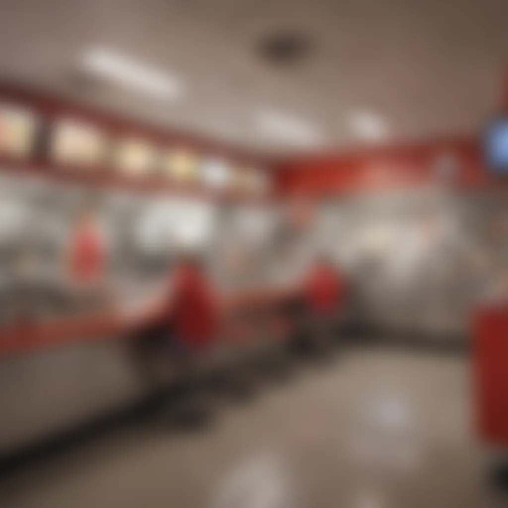 Dairy Queen store interior showcasing employees in action