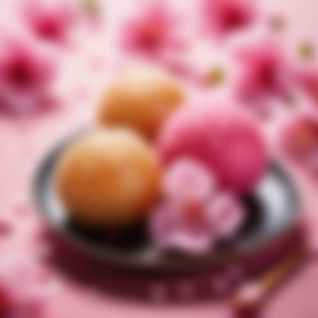 Dango in Sakura Petals