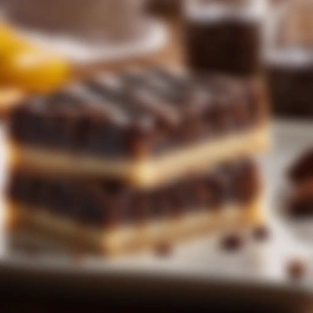 Date Slice with Chocolate Drizzle Date Slice with Chocolate Drizzle