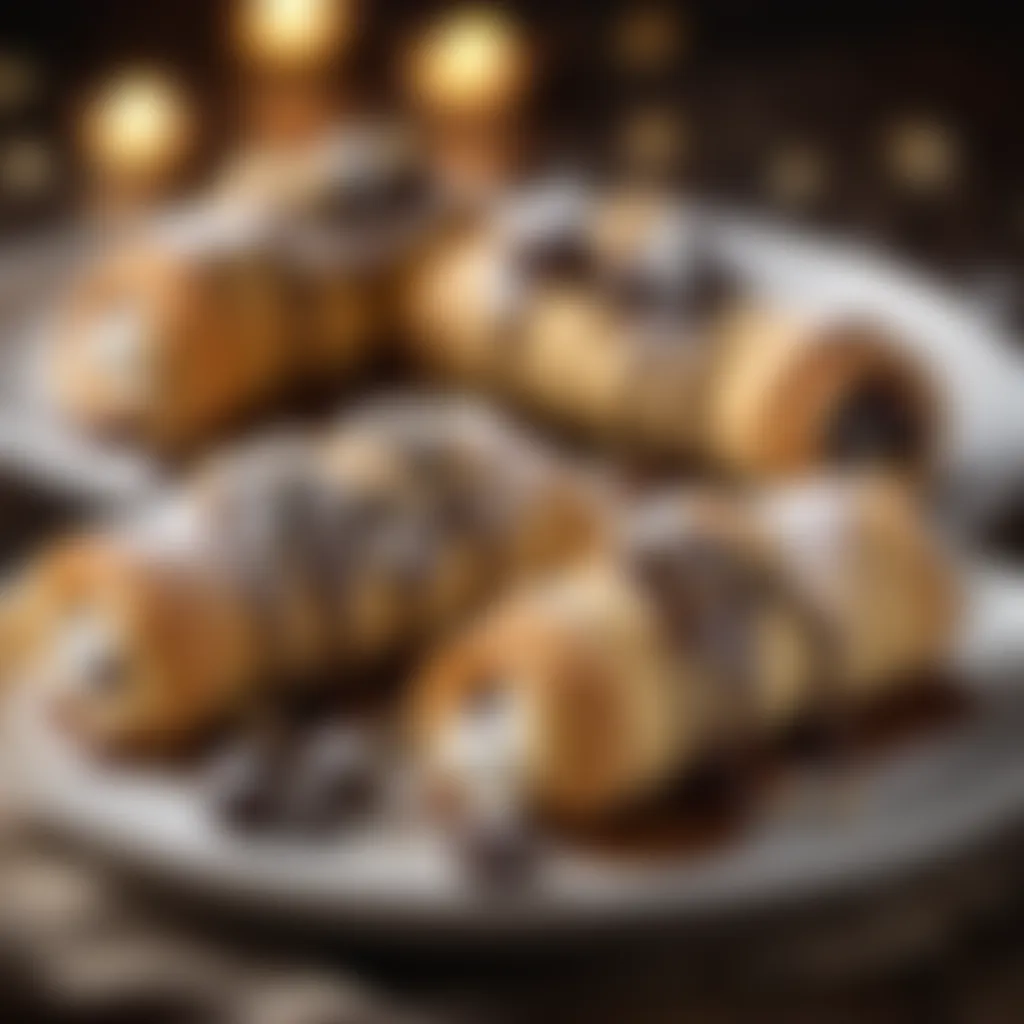 Decadent Cannoli Presentation