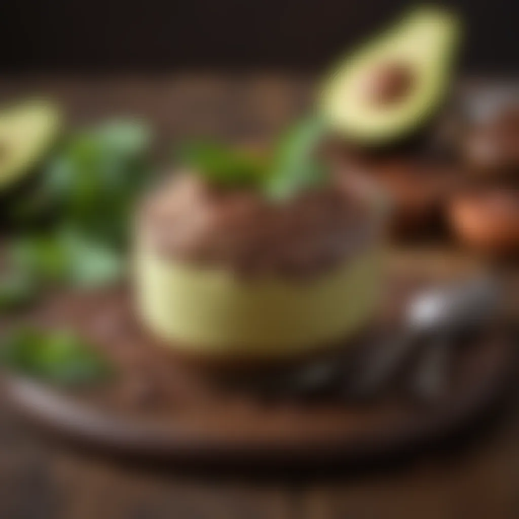 Decadent Chocolate Avocado Mousse with Fresh Mint