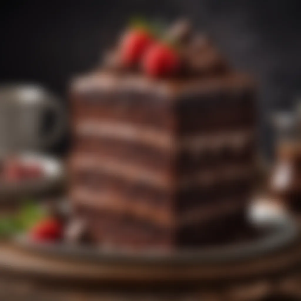 Decadent Chocolate Cake Layers