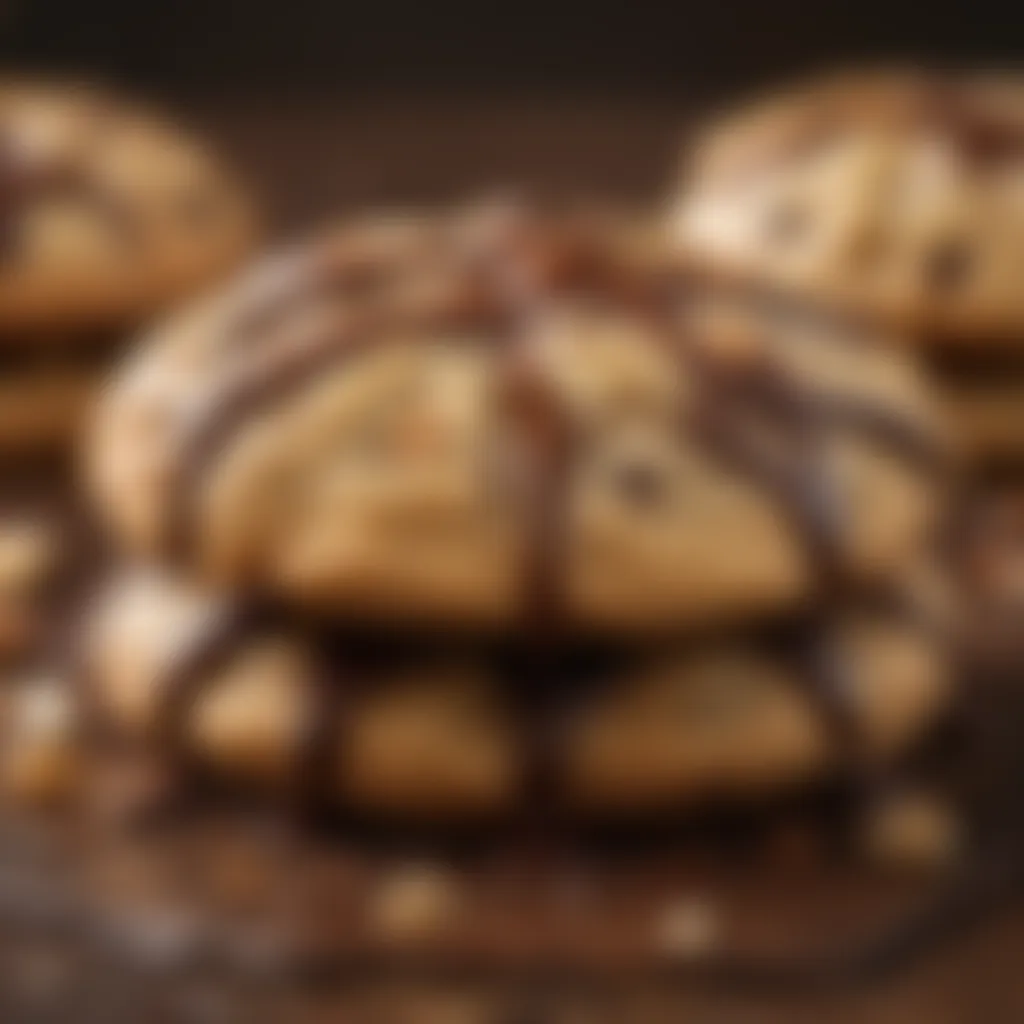 Decadent Chocolate Drizzle Cookie Decadent Chocolate Drizzle Cookie
