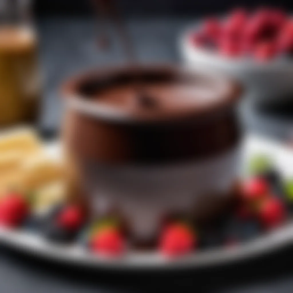 Decadent Chocolate Fondue with Berries