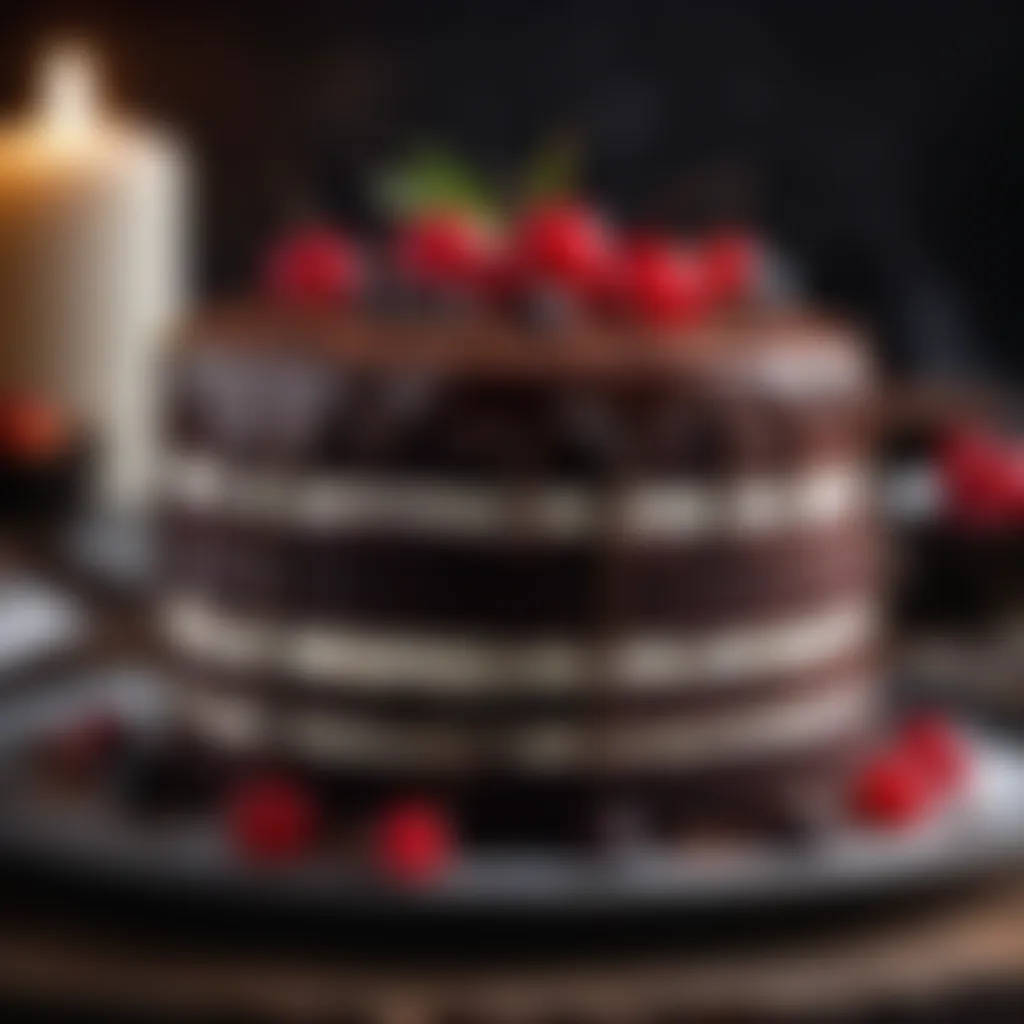 Exquisite Chocolate Layers of Black Forest Cake