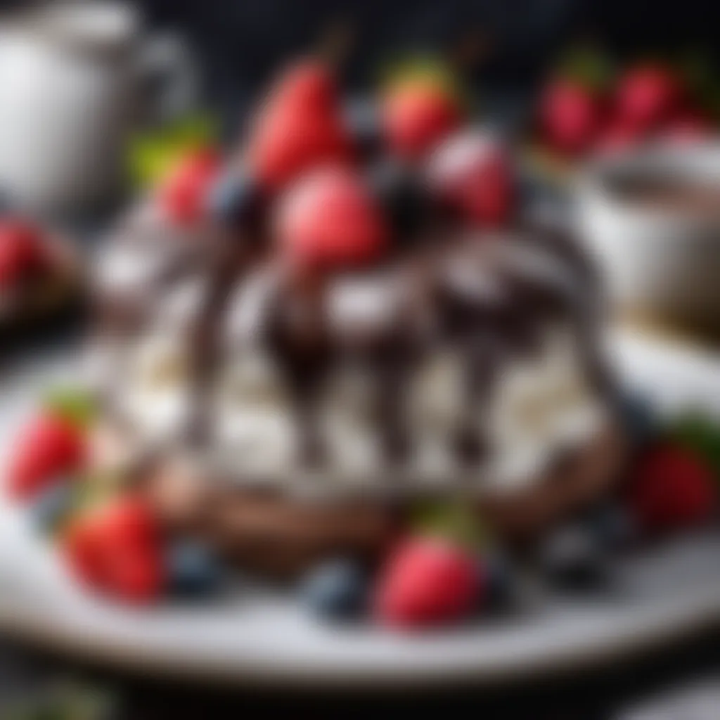 Decadent Chocolate Pavlova Delight