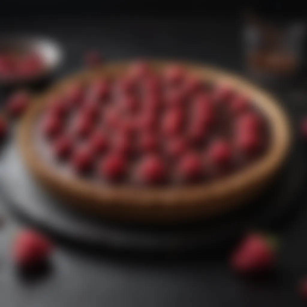 Exquisite Chocolate Raspberry Tart