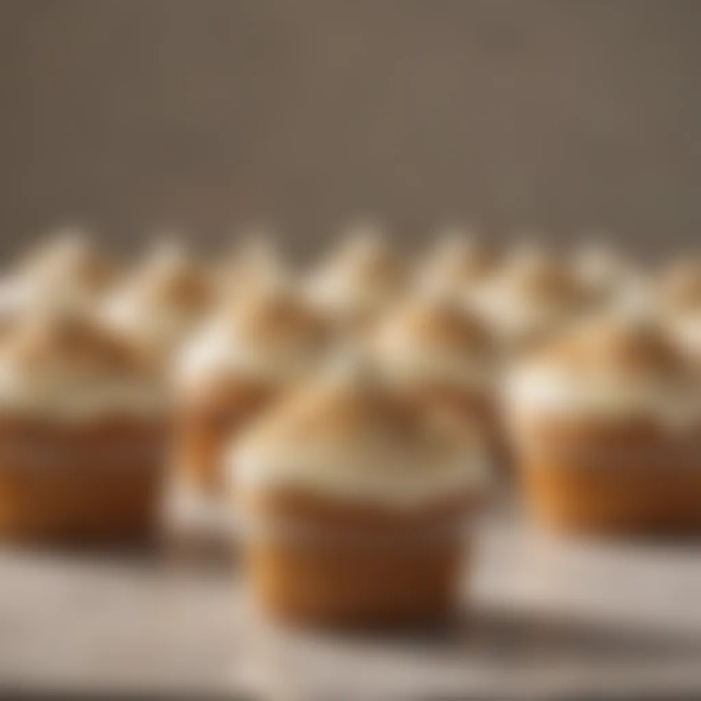 Coconut Cupcake Presentation