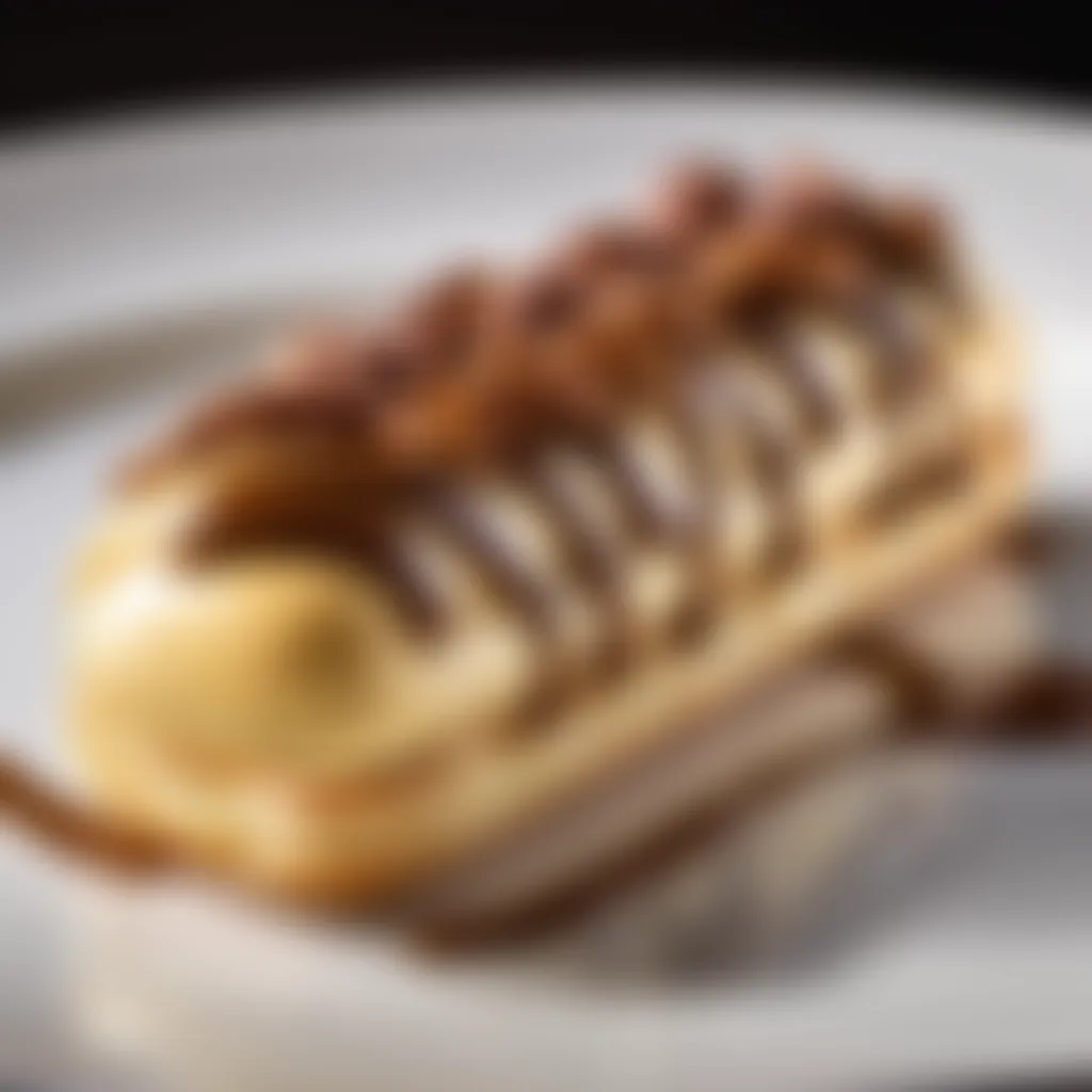 Caramel Pecan Eclair