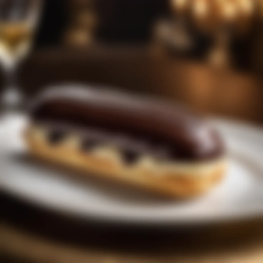 Delicious Chocolate Eclair