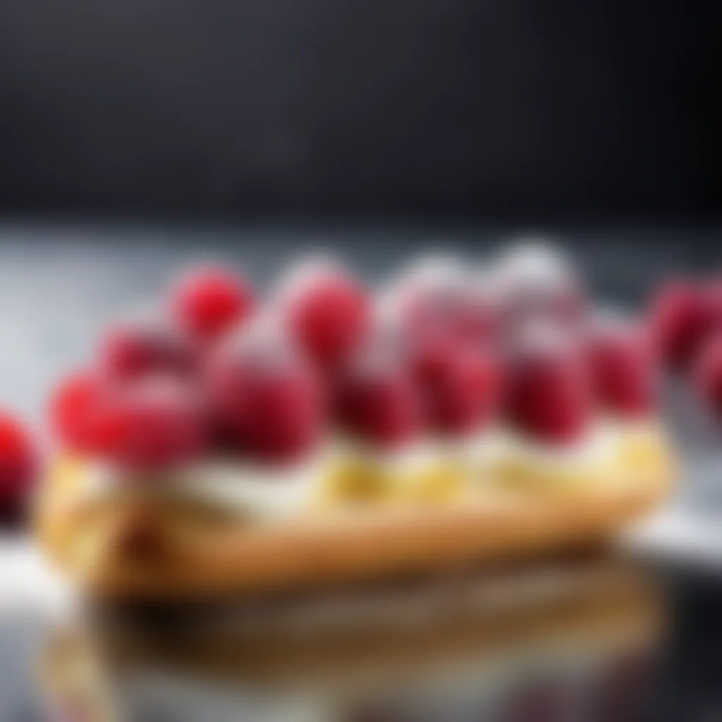 Raspberry Lemon Eclair