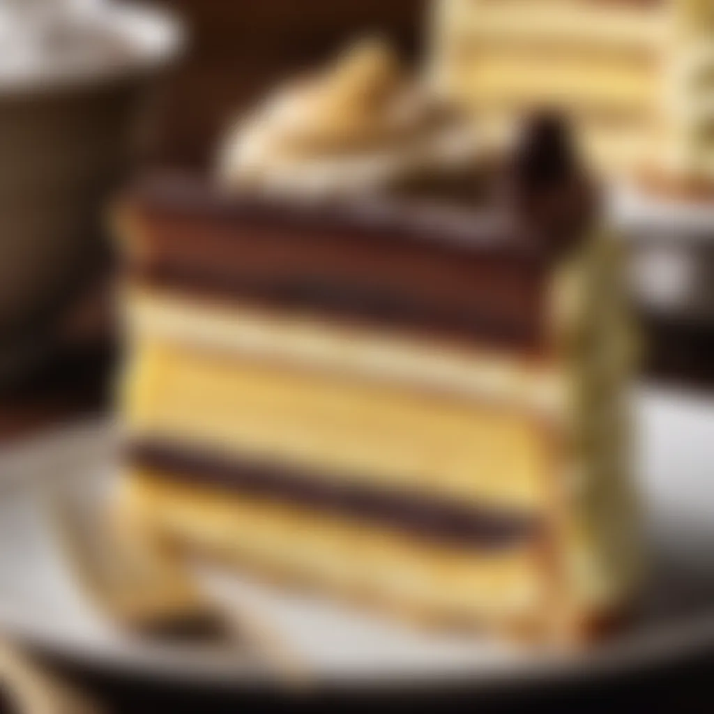 Decadent Layers of Boston Cream Pie