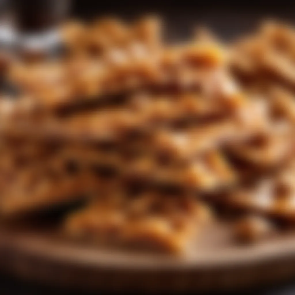 Crunchy Texture of Peanut Brittle