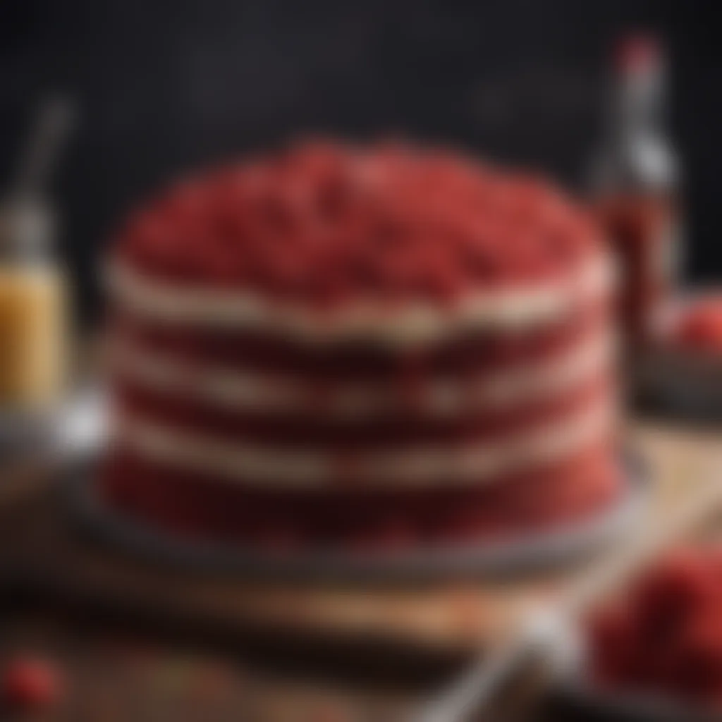 Luxurious Red Velvet Cake Ingredients