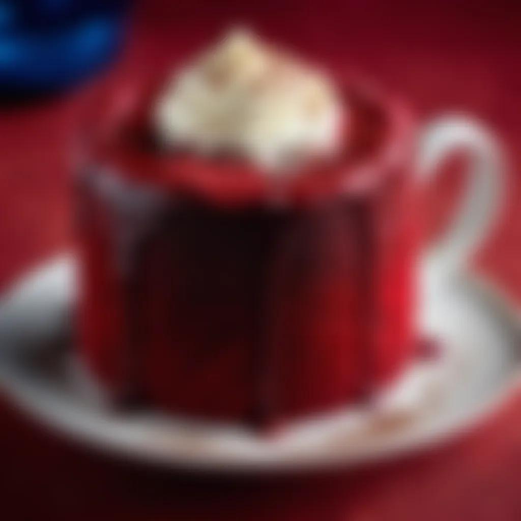 Decadent Red Velvet Mug Cake