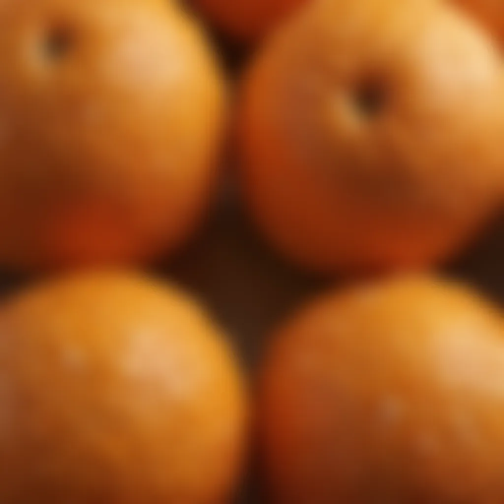 Sumo orange texture comparison - soft vs. firm