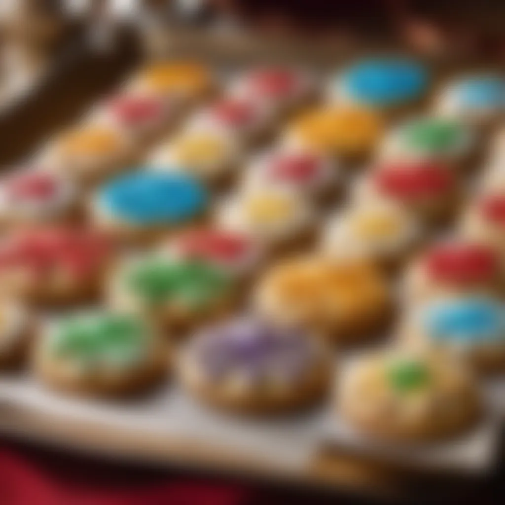 Decorated Kolacky cookies