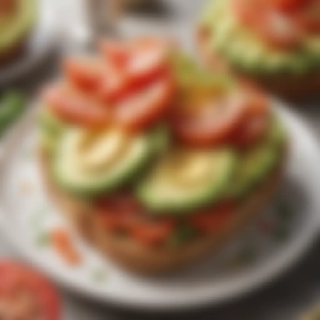 Savorful Avocado Toast Delectable Avocado Toast with Fresh Tomatoes