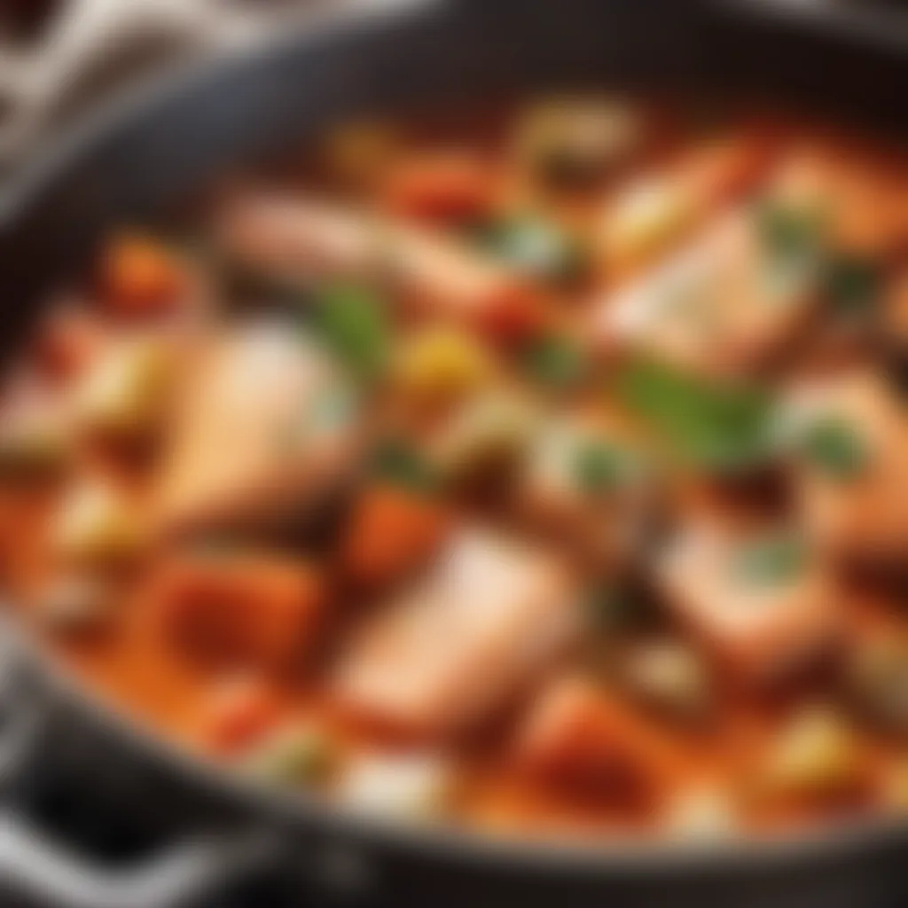 Simmering Fish Stew