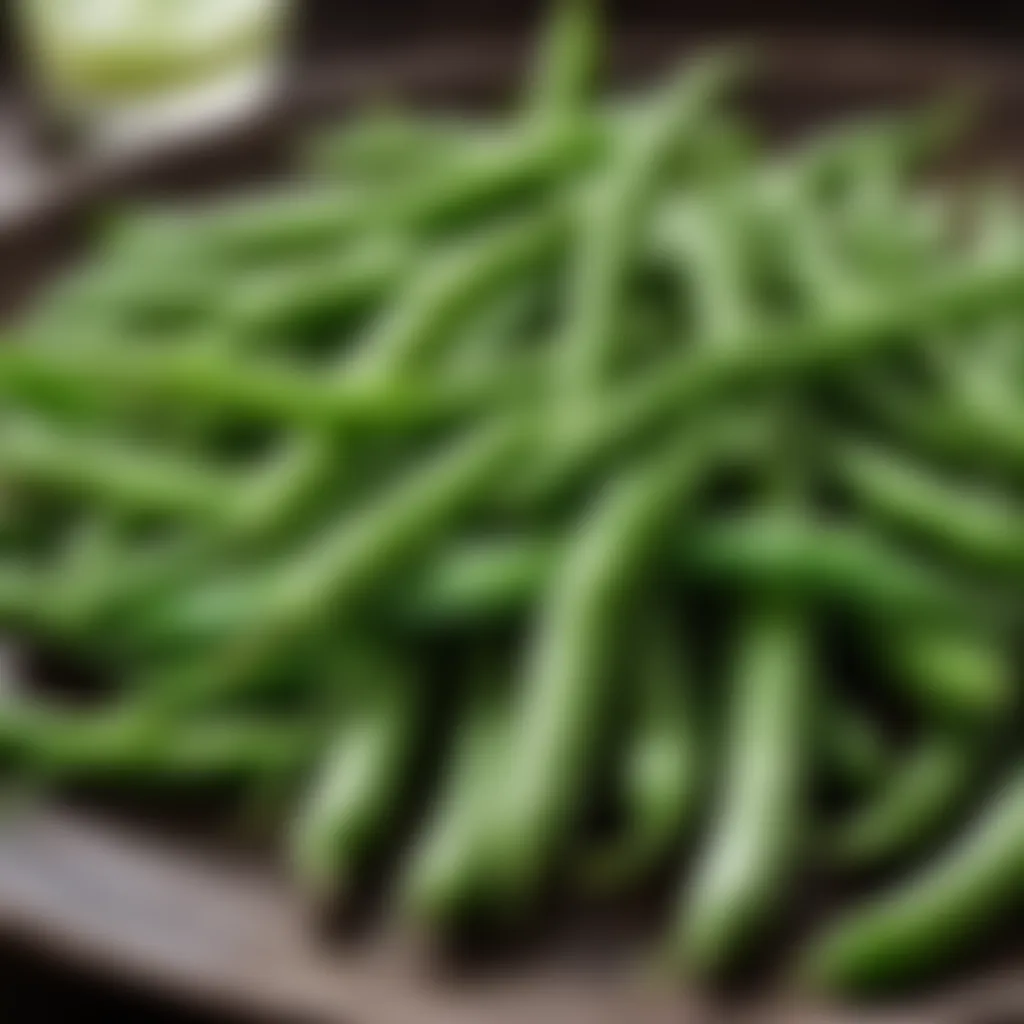 Fresh green beans