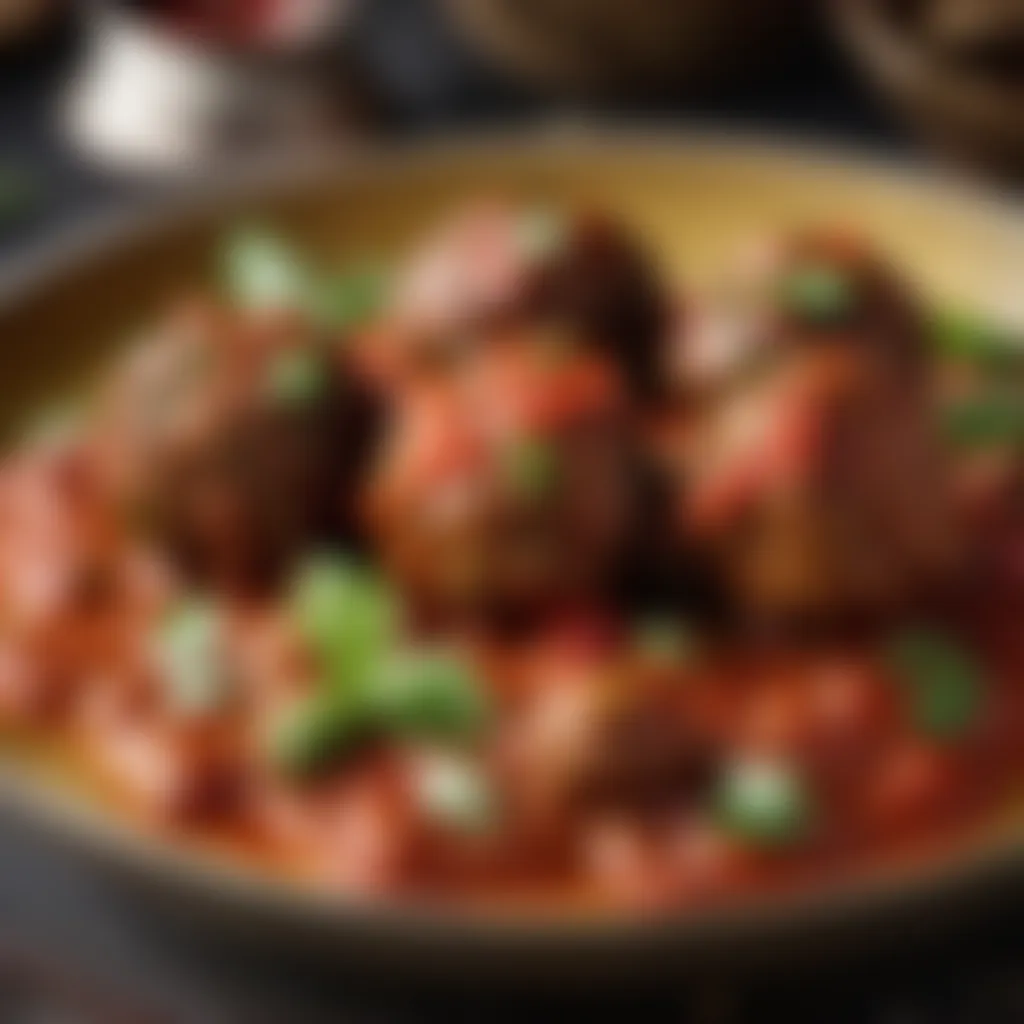 Delectable Zhoug Spiced Meatballs