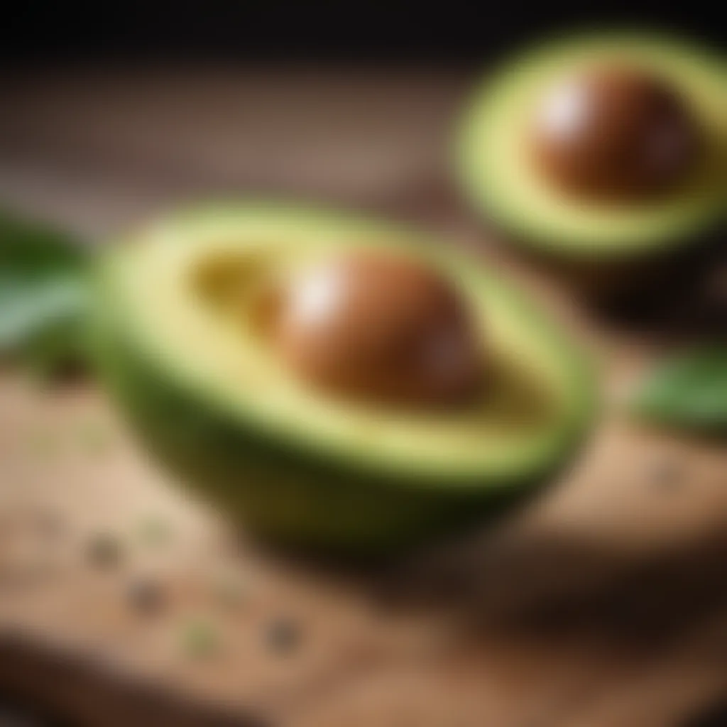 Delicate avocado creation