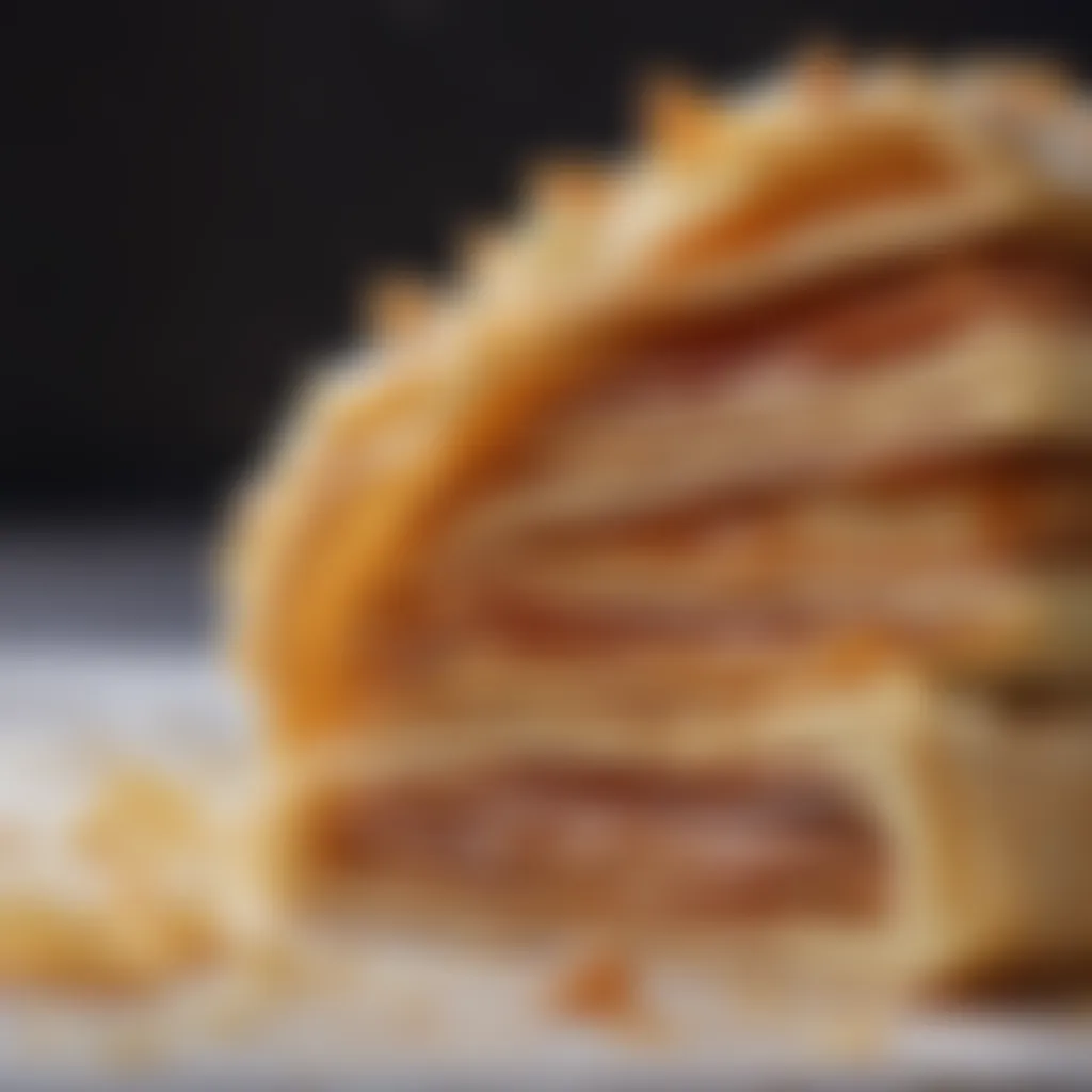 Delicate Flaky Layers of Shortening Pastry