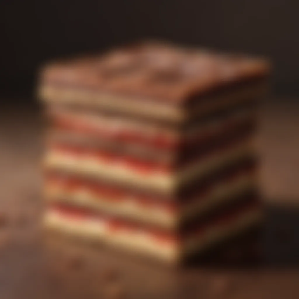 Delicate Layers of Kitkat Biscuit