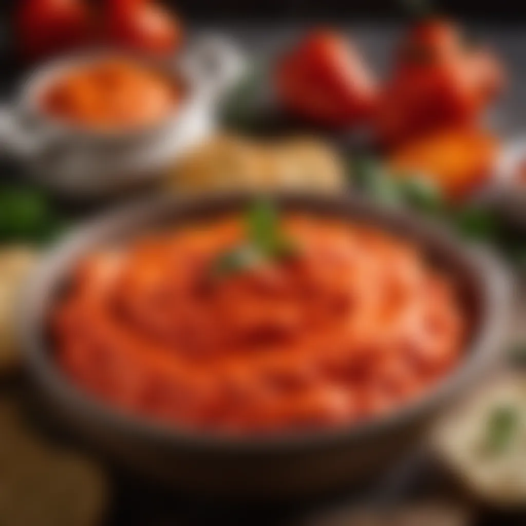 Blended ajvar spread