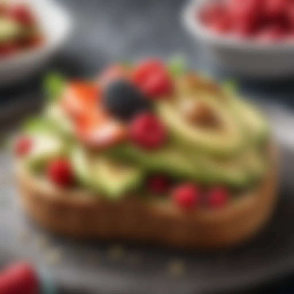 Delicious Avocado Toast with Fresh Berries