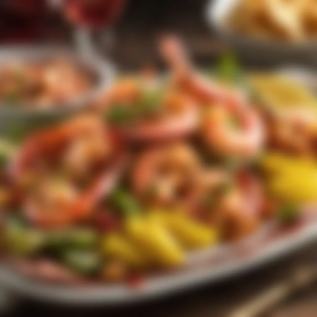 Exquisite Cajun Shrimp Platter