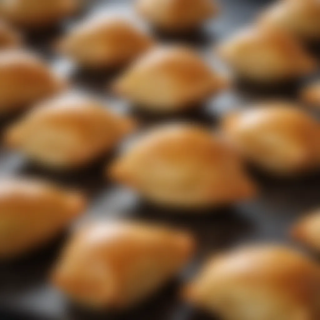 Delicious Chicken Curry Puffs ready to be baked