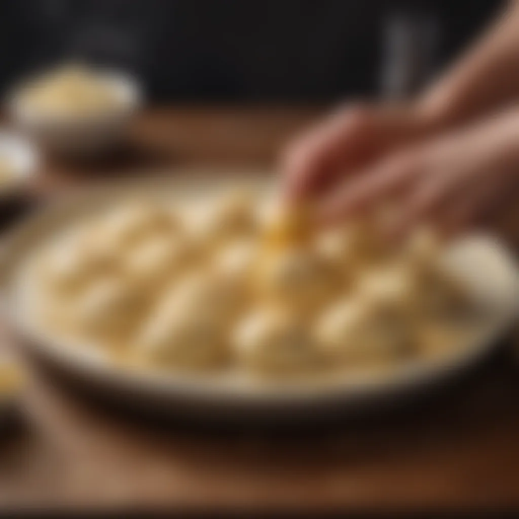 Preparation of flaky biscuit dough