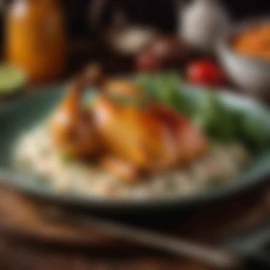 Finished Chicken Ixtapa Dish Finished Chicken Ixtapa dish