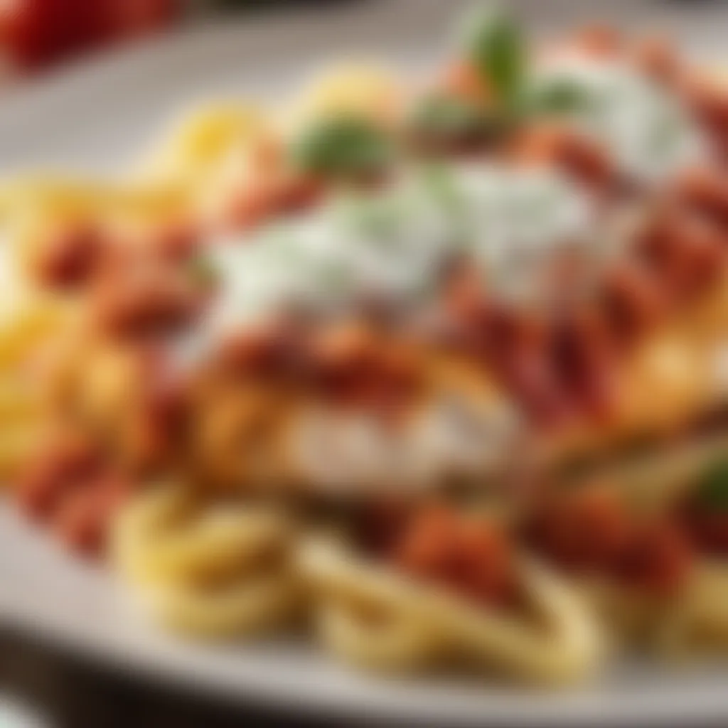 Baked Chicken Parmesan Delight Savory Chicken Parmesan Bake