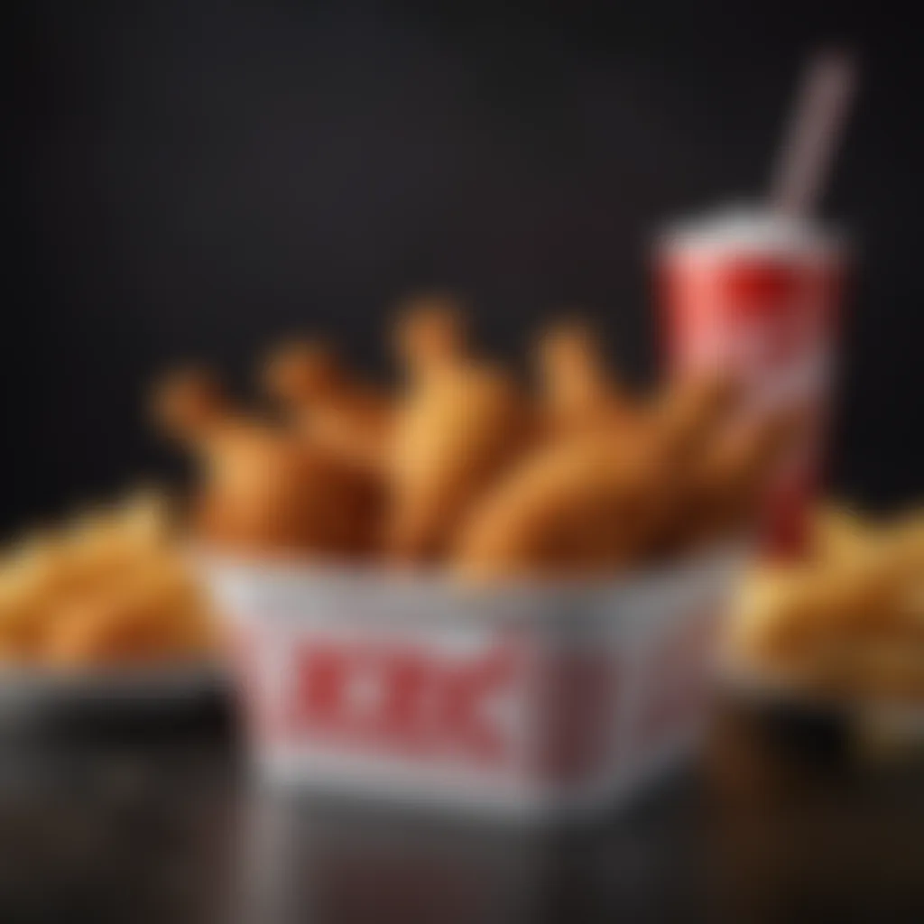 Delicious KFC-style crispy chicken bucket