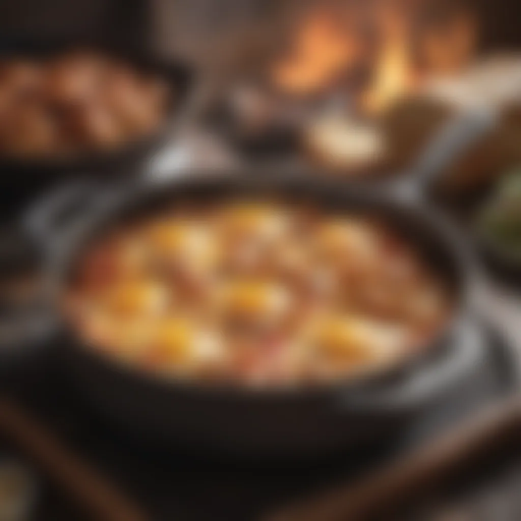 Delectable Dutch Oven Breakfast Masterpiece Delicious Dutch Oven Breakfast Bake