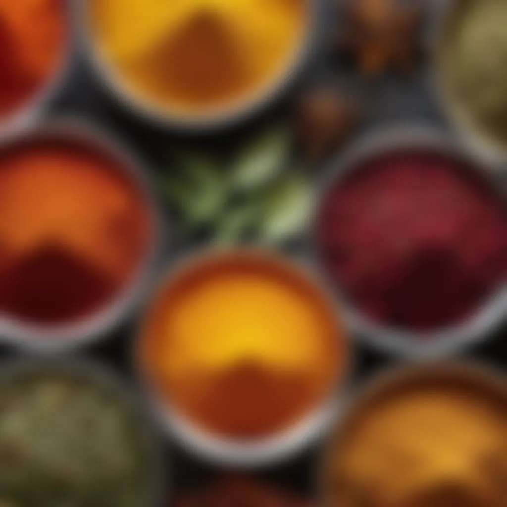 Colorful spices