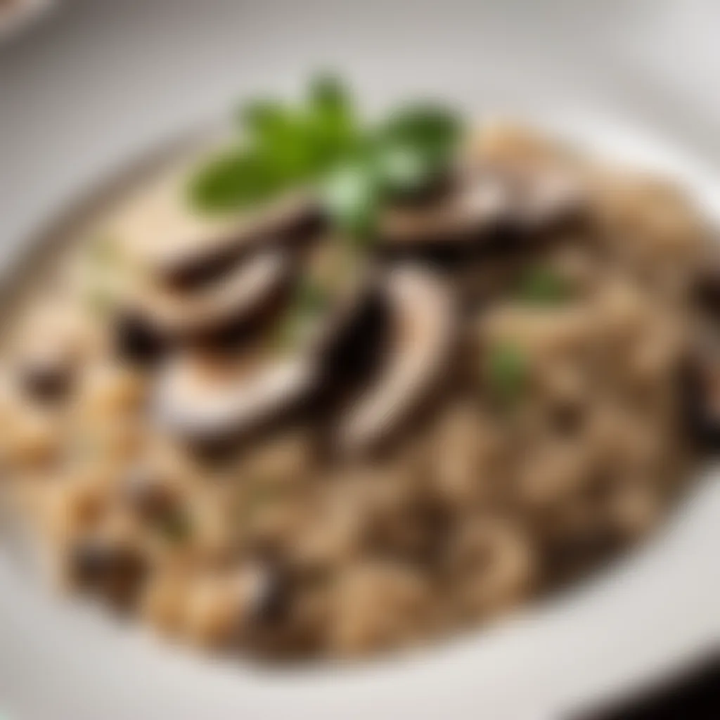 Eulachon and Mushroom Risotto